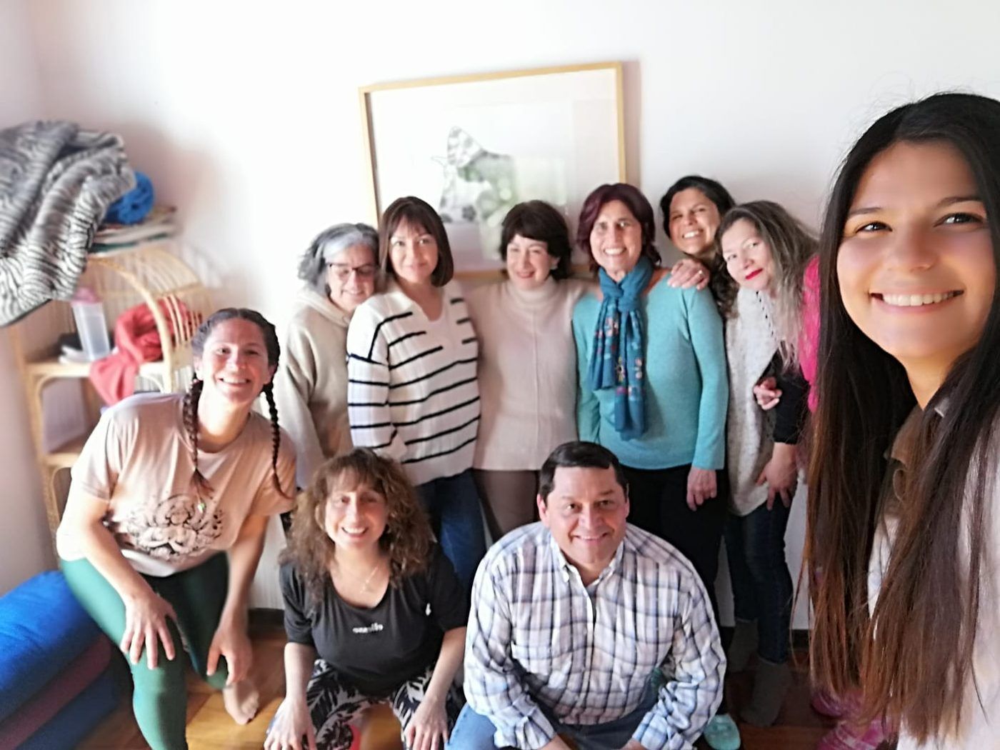 Selfie grupal del taller